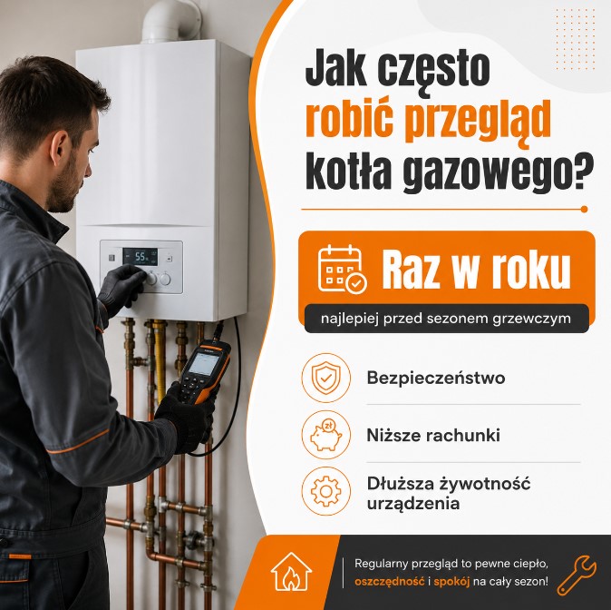Jak często robić przegląd kotła gazowego?